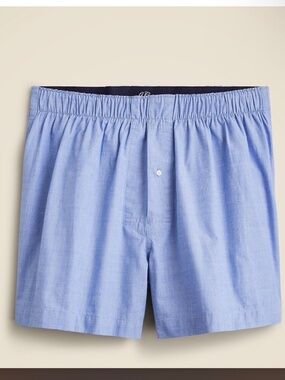 J.Crew Men's Cotton Boxers Blue Peri Size XS